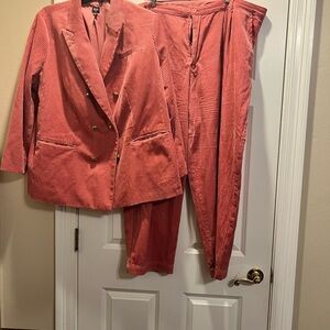 Rowing Blazers Coral Corduroy Suit Set